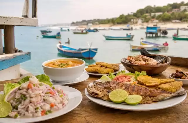 En la costa de Manabí