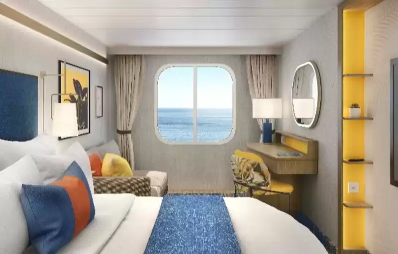 Cabina con vista al mar