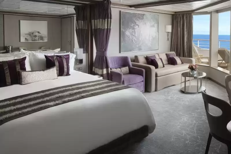 Suite Penthouse Deluxe con gran balcón con vistas a la proa