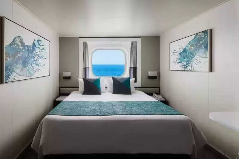 Cabina exterior con mirador