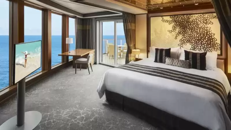 Haven Owner's Suite vista popa Deluxe con Gran balcón
