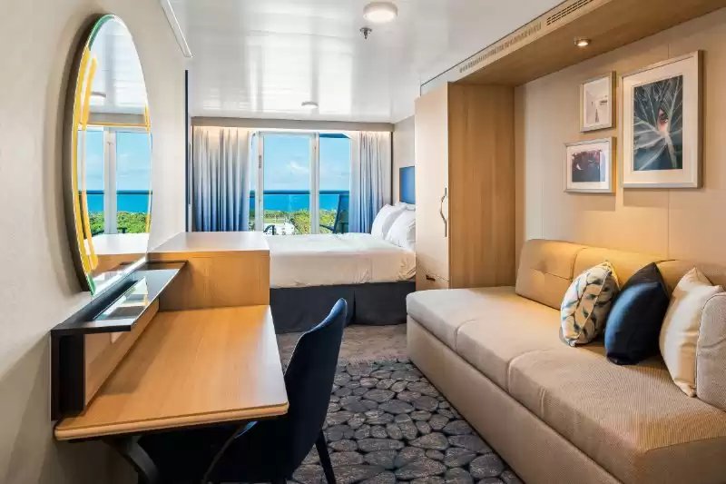 Cabina con balcón garantizada